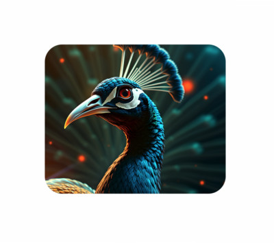 Mousepad Fahne Flagge Pfau Motiv Nr. 3  Mauspad