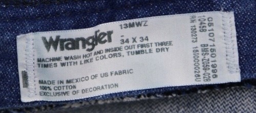 Men's Wrangler Jeans 13MWZ Straight Leg Size 34x34 - Picture 3 of 7