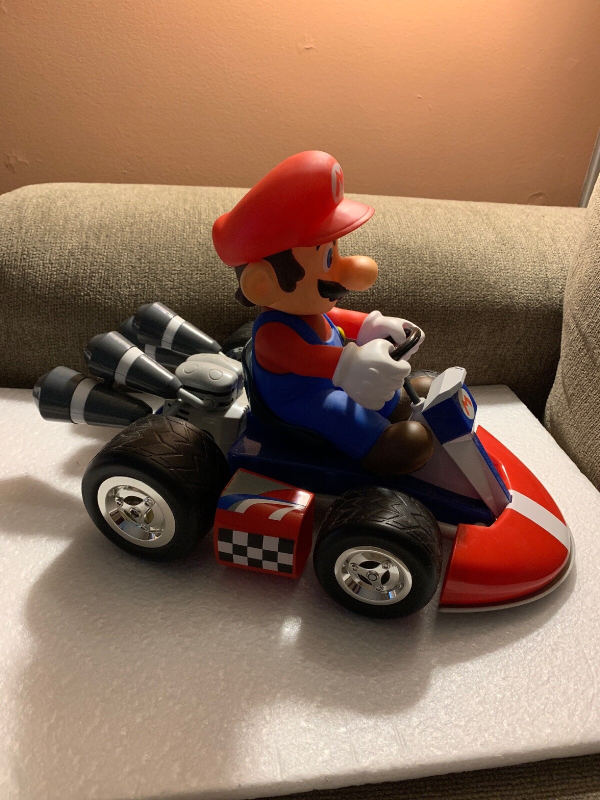 mario kart remote control car batteries