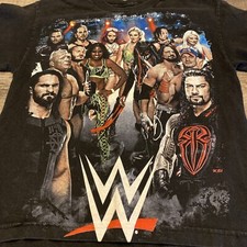 WWE Wrestling ~Raw Smack Down Live~ Tour T-shirt 2017 Youth: Med