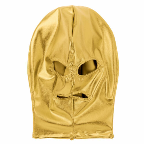 Unisex Blindfold Face Cover Cosplay Costume Zentai Hood Open Eye Mouth Headgear - Picture 17 of 170