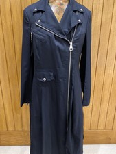 Nwt High Everyday Couture Navy Long Coat Size 46