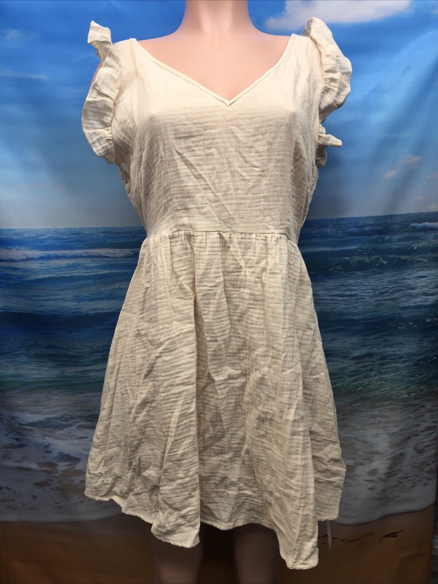 NWT Cupshe Short Dress Ruffle Size Medium White Ivory | eBay NWT Cupshe Short Dress Ruffle Size Medium White Ivory | eBay