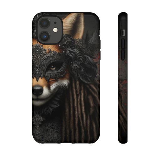 Gothic Elegance Fox Phone Case: Mystique in Your Hand π¦π - Picture 17 of 33