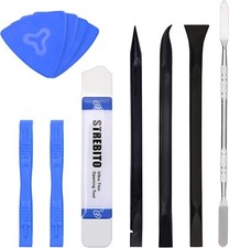STREBITO Spudger Pry Tool Kit 11 Piece Opening Tool, Plastic Metal 11 in 1