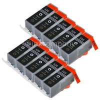 10X PGI520 Bk FüR Canon Pixma IP3600 IP4600 IP4600X IP4700 MP540 MP550 MP630