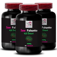 Quality Choices - SAW PALMETTO 45 EXTRACT - Natural Essence 3 Bottle 180 Capsul