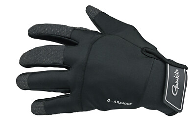 Spro Gamakatsu G-Aramid Gloves Handschuhe Schwarz S M L XL Black G Aramid NEW