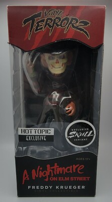 VINYL TERRORZ FREDDY KRUEGER Hot Topic Exclusive SKULL VARIANT by Cryptozoic NEW