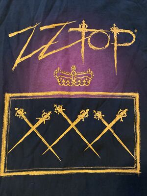 ZZ Top 1999 Concert Giant T Shirt Large - XXX Album American City