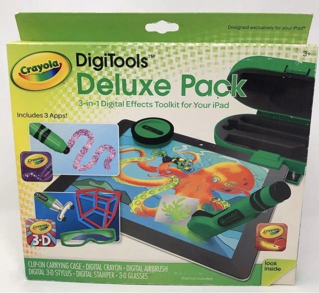 Crayola DigiTools Deluxe Digital Toolkit for iPad Ceeativity 3 in 1