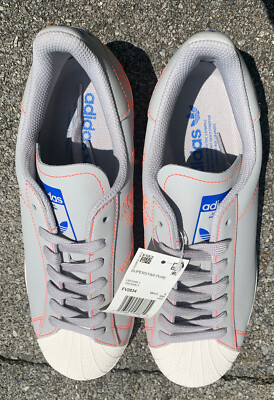 adidas Superstar Pure Grey Tokyo Embroidered Kanji Sneakers