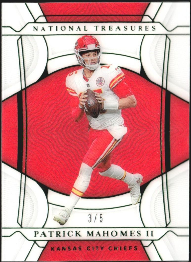 PANINI NATIONAL TREASURES カバーニ5/5 2021 Panini National Treasures Patrick Mahomes II #36 for