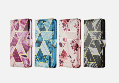 Handyhülle MARMOR GRANIT Design mit Kartenfach für iPhone 13 13 Pro 13 Pro Max