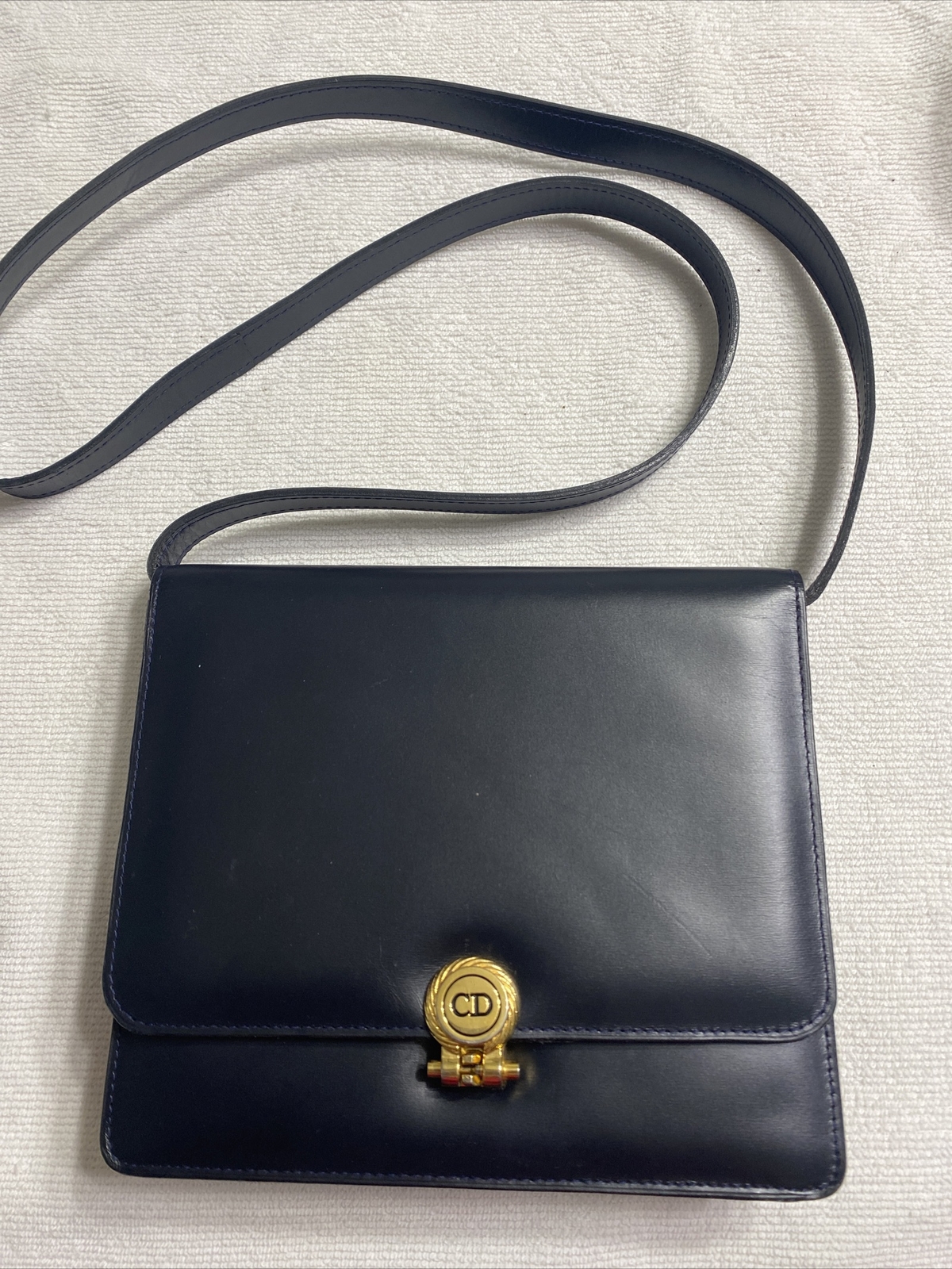 christian dior crossbody bag leather strap small blac… Gem