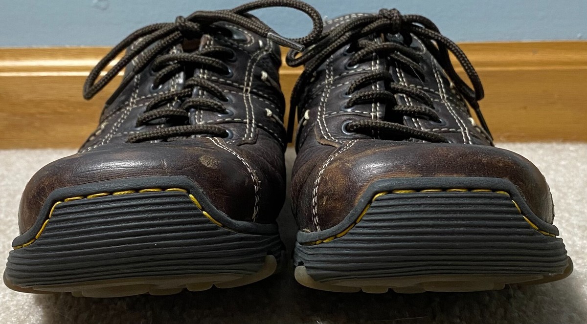 Dr Martens 8A99 Brown Leather Oxford Square Toe Comfort 