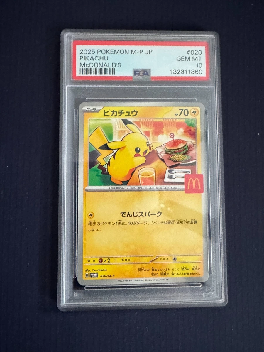Pokémon TCG Grade 10 Pikachu Individual Collectible Card Game
