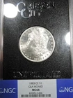 1883-CC GSA SILVER DOLLAR**NGC MS64**VAM 3A**WHITE, THICK LUSTER**REAL NICE "64"