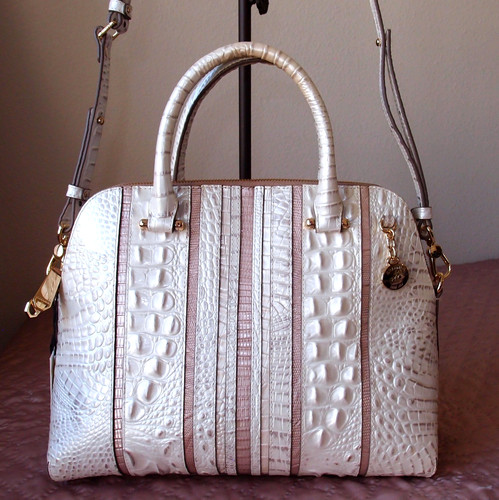 Brahmin SYDNEY Multicolor Pearl Taupe Purse Satchel Handbag Tote ❤️RARE❤️NWOT