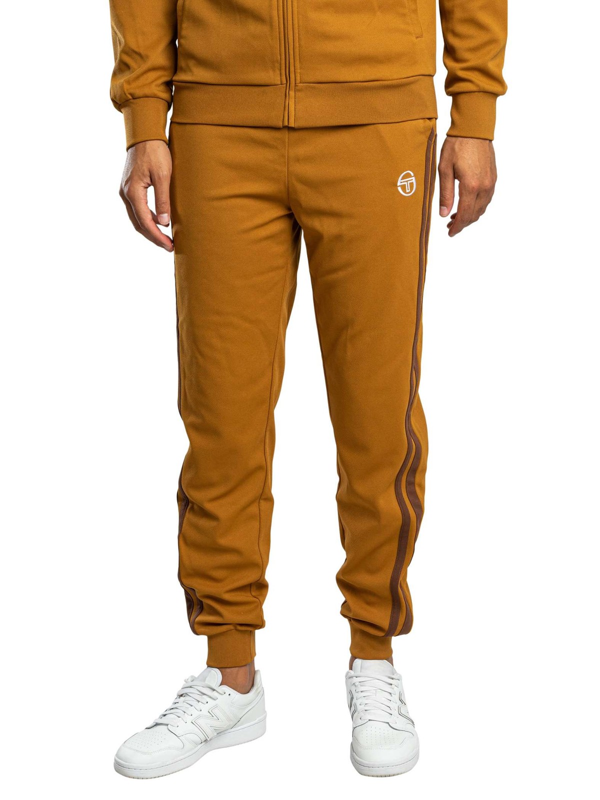Sergio Tacchini Damarindo Track Joggers, Golden Brown/Potting Soil - S