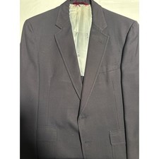 Hart Schaffner Marx Jack Nicklaus Blazer Mens 40 Navy Blue Good Vintage Gold