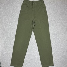 Vintage US Army Pants Size 30x33 OG-507 Trousers Utility 70s USA Made Olive