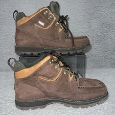Rockport XCS Waterproof Boots Men's Size 11 Brown Hydro Shield Leather Vibram