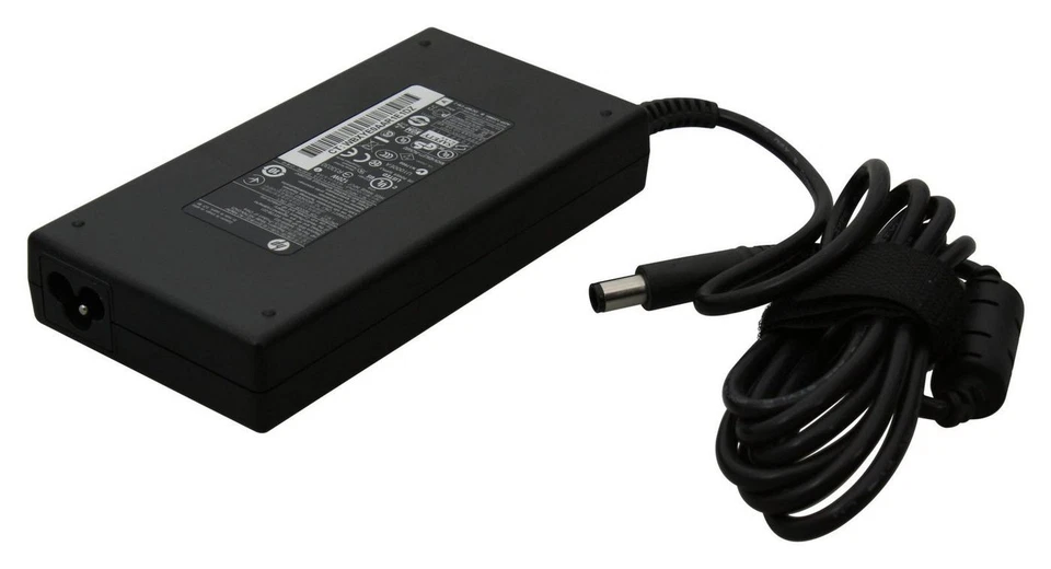 Original HP Netzteil 120 Watt Rundstecker AC Adapter Ladegerät mit Stromkabel