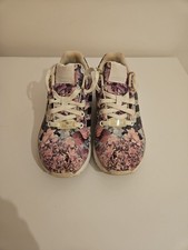 Adidas ZX Flux Floral Torsion Pink Purple Women's UK Size 3.5
