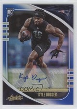 2020 Panini Absolute Rookie Signatures Blue Spectrum /50 Kyle Dugger Auto 12vy
