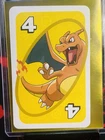Pokémon Uno Card Charizard Yellow #4 PSA 9 Mint