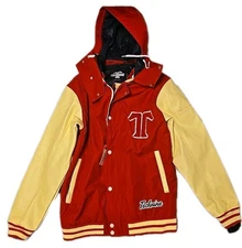 Technine Varsity Jacket Red Size L Mens