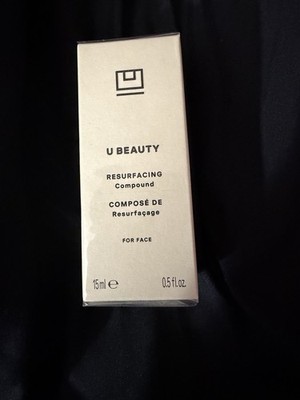U Beauty Resurfacing Compound Serum 0.5 oz / 15mL Travel Size In Sealed Box