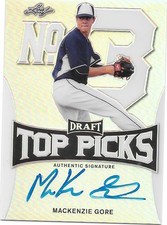 2017 Leaf Metal Draft Top Picks Auto Mackenzie Gore #TP-MG1 Auto