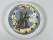 Vintage 1999 Scooby-Doo & Shaggy Wall Clock "Pal's Forever" Hanna-Barbera CN