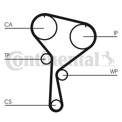 CT1035 CONTINENTAL CTAM Zahnriemen für ,DACIA,NISSAN,RENAULT,SUZUKI - Bild 2 von 3