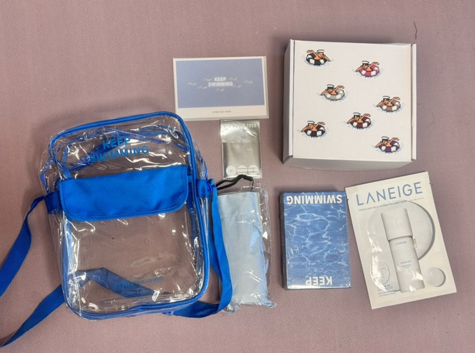 BTS Arirang Busan Concert Official Gift Full Set Keep Swimming Bag