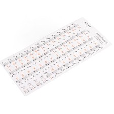 Transparent Removable Piano Key Board Sticker For 61/88 Key Electronic Pianos