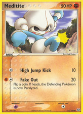 Meditite 55/106 Common Emerald Pokemon Lightly Played on eBay