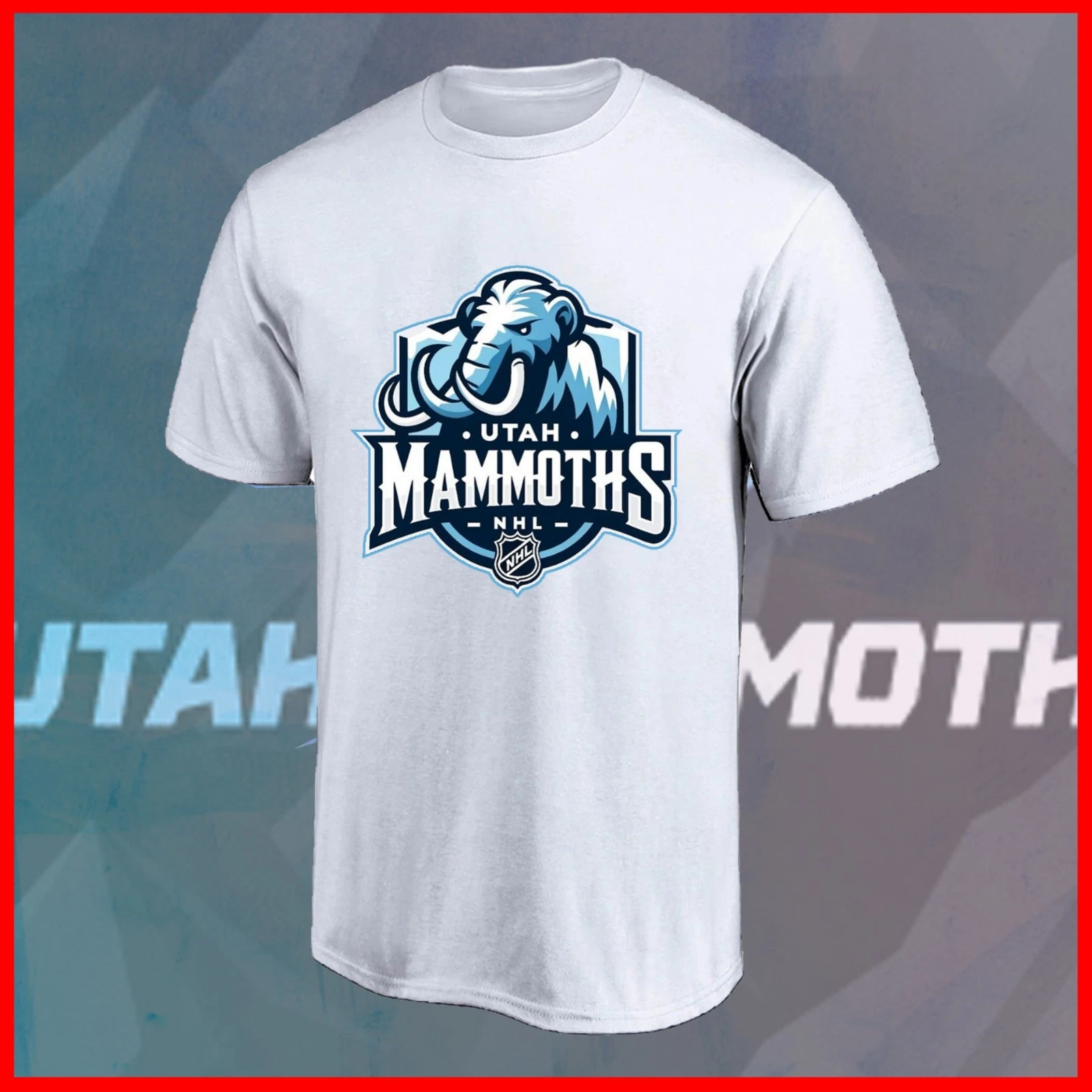 Utah Mammoth Hockey Team 2025 Logo All Size S-5XL