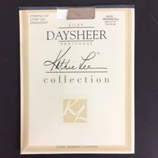 Kathie Lee Daysheer Pantyhose Medium Tall Silky Control Top Nude Beige