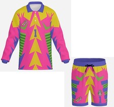 MEXICO - jorge campos set soccer jersey playera shirt, 1998 futbol L/S