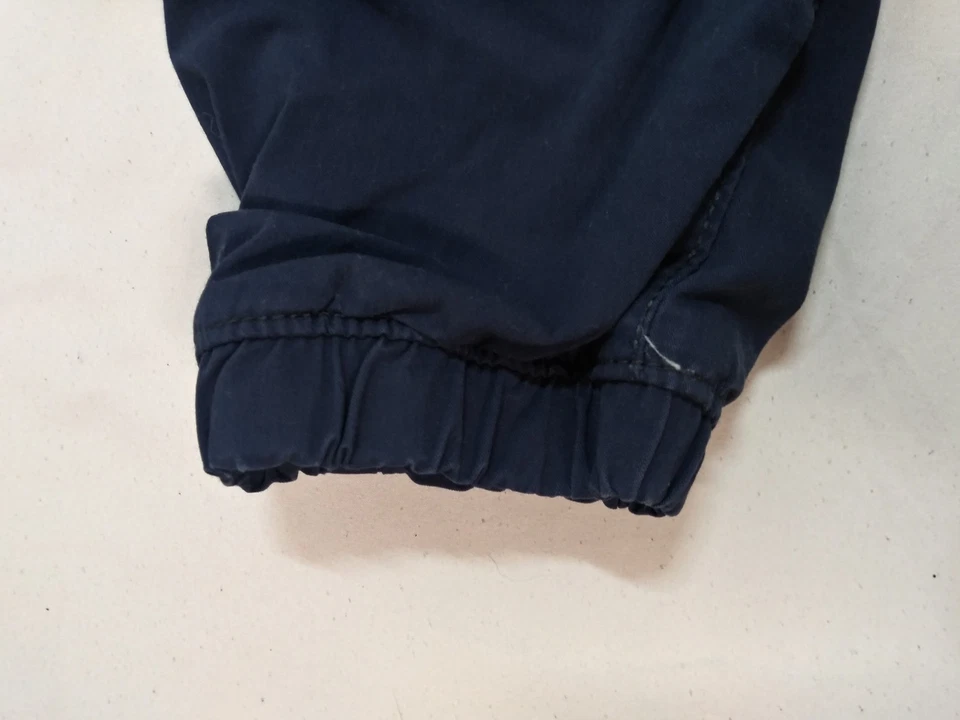 Pantalones de viento Wonder Kids azul oscuro niños talla 7 cintura elástica con bolsillos Foto 3 de 4