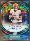 2025 Topps Cosmic Chrome Jayden Daniels Equinox Auto Refractor Black #/10