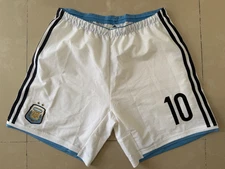 MESSI ARGENTINA MUNDIAL  2104 MATCH SHORT PLAYER ISSUE SIZE L