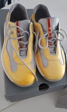 Prada PR 3163 Giallo Argento Vernice 35 America's Cup Originali Ottime Condizio