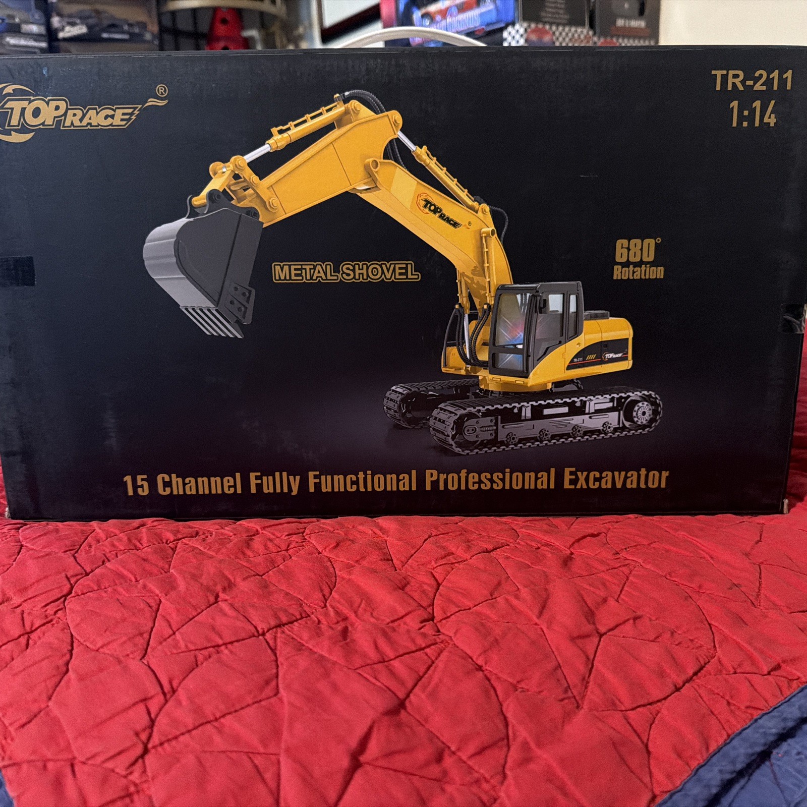 Top Race RC Remote Control Excavator Big Scale 1:14 TR211 Ne