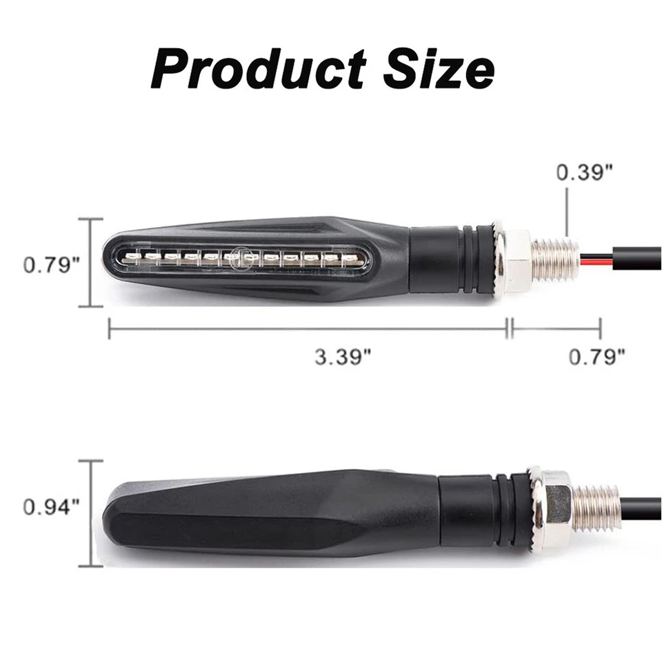 4Pcs Turn Signal Indicators Light Amber LED for Yamaha XSR125 XSR700 XSR900 XSR - Image 3 of 4