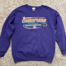 Vintage 2001 Arizona Diamondbacks NL Champions Sweatshirt - CSA Tag - Size Large