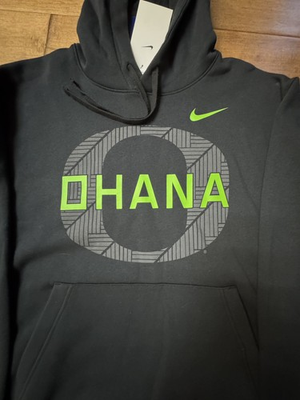 #ad Size Medium Nike Oregon Ducks Ohana 2025 Black Green Hoodie Men’s NWT *SOLD OUT* $142.00